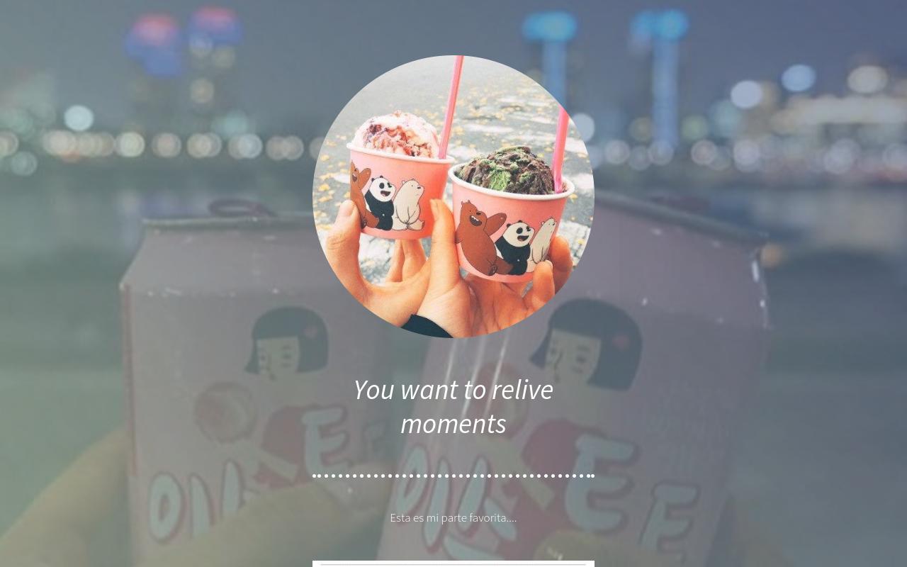 Carrd profile picture for @moments